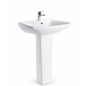 Spanishta - Pedestal And Basin - White
