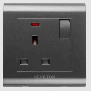Kevilton - Socket - 13 A With Neon Black Modular