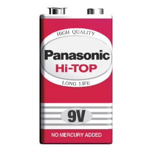 Battery 6F22Dt / 1B - Hi Top - 9 V