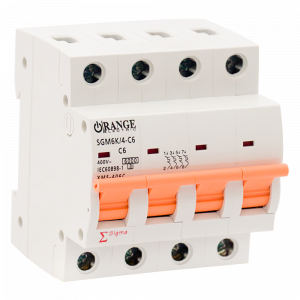 Orange - Miniature Circuit Breaker Sigma 4 Pole