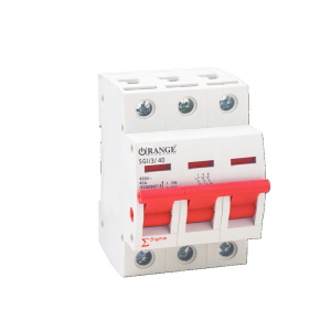 Orange - Isolator Sigma 3 Pole 40 A
