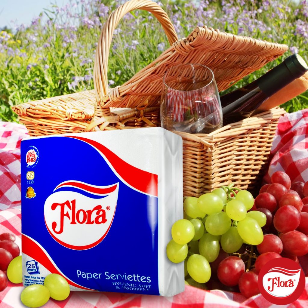 Flora - Paper Serviettes 1 Ply- 25S in Sri Lanka | Homemart | Shop Online