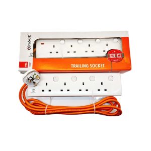 Orange - X5 13 A Trailer Socket 5 M Wire