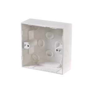 Orange - Single Gang Mount Box - Surface