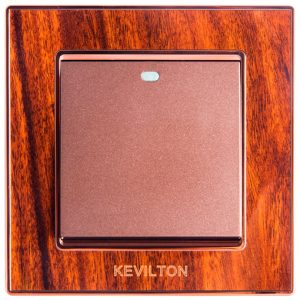 Kevilton - Mahogany 1 Gang 1 Way
