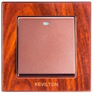 Kevilton - Mahogany 1 Gang 2 Way