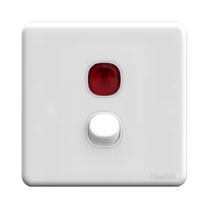 Orange - Socket 20 A Double Pole With Indicator