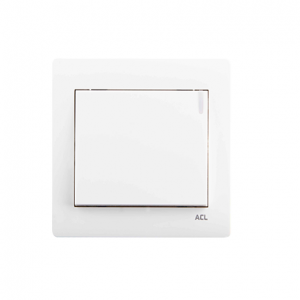 ACL - 1 Gang 1 Way Switch White