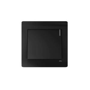ACL - 1 Gang 2 Way Switch Black
