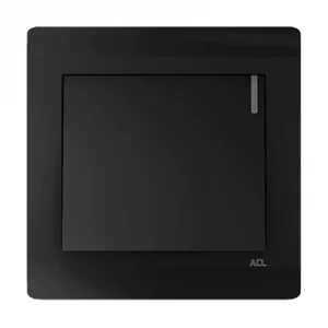 ACL - 1 Gang 2 Way Switch Black