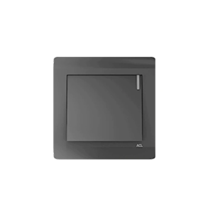 ACL - 1 Gang 1 Way Switch Grey