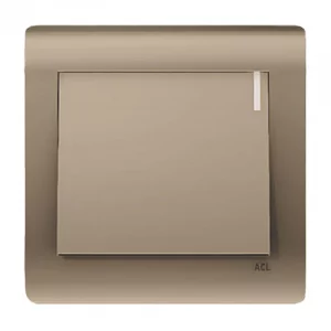 ACL - 1 Gang 1 Way Switch Bronze