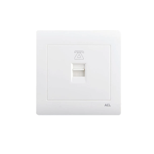 ACL - Eg - Telephone Socket Outlet White