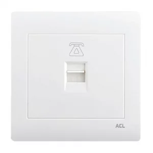 ACL - Eg - Telephone Socket Outlet White