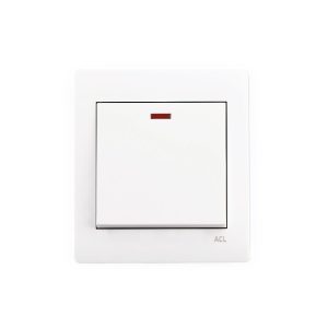 ACL - 20 A Double Pole Switch White