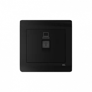 ACL - Data Socket Outlet Black
