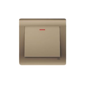 ACL - Eg - 20 A Double Pole Switch Bronze