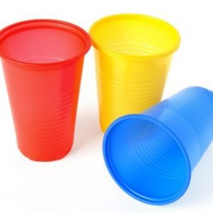 50 Plastic Coloured Cup