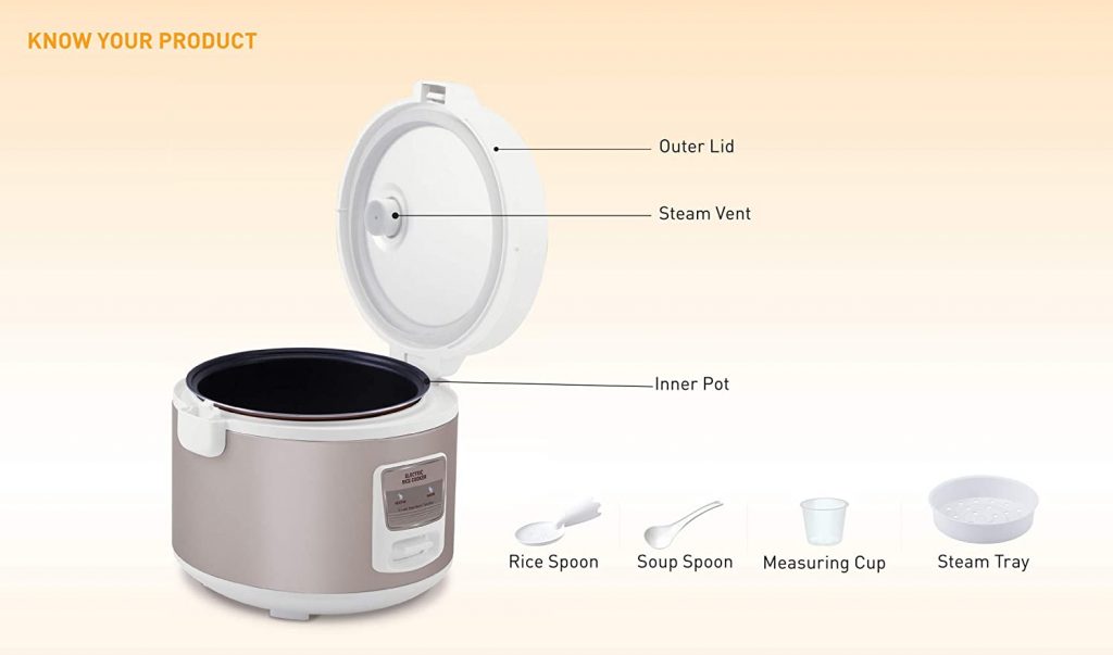 Kent - Electric Rice Cooker - 3 Liters in Sri Lanka | Homemart | Shop ...