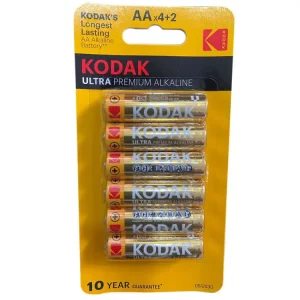 Kodak - Ultra Premium Alkaline Lr6 AA 4+2Pk