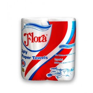 Flora - Kitchen Paper Towel 2Ply Twin Pack