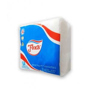 Flora - Mini Paper Serviettes 1Ply