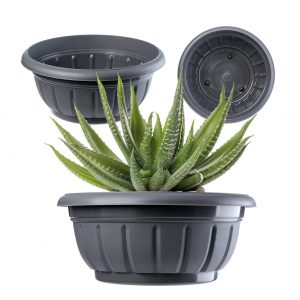 Plastic Lotus Pot
