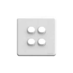 Orange - En 10A 1Way 4Gang Switch