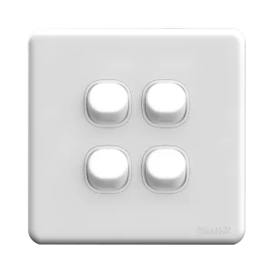 Orange - En 10A 1Way 4Gang Switch