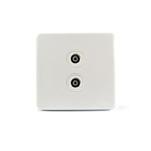 Orange - En 2G 75 Ohm Tv Socket C/White