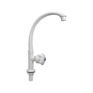 Watertec - Pillar Sink Tap G501B - White