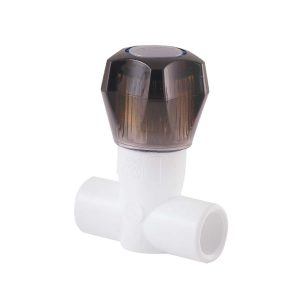 Watertec - Stop Valve 20E Cream - Charcoal