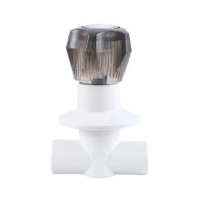 Watertec - Stop Valve 20F Cream - Charcoal