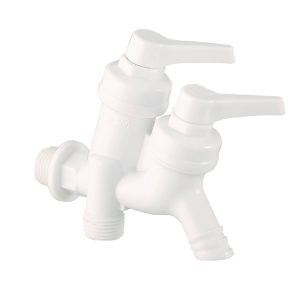 Watertec - Bib Tap 2W 1/2 Inch - White