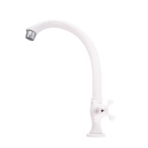 Watertec - Pillar Sink Tap 203X Handle - White