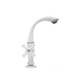Watertec - Pillar Basin Tap X203 - White