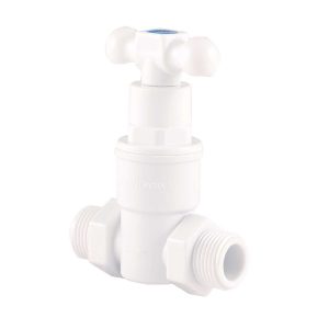 Watertec - Stop Valve Thread Head - White