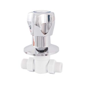 Watertec - Stop Valve Flange With Tap - Chrome