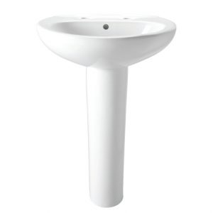 Spanishta - Pedestal And Basin - White