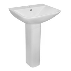 Spanishta - Pedestal And Basin - White