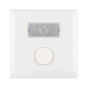 Kevilton - Bell Press With Indicator Waterproof White