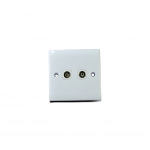 Kevilton - Twin Telephone Socket White