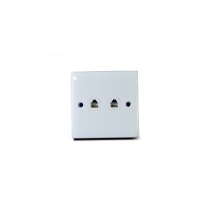 Kevilton - Twin Telephone Socket White