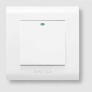Kevilton - Switch - 1 Gang 1 Way White Modular