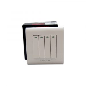 Kevilton - Switch - 4 Gang 1 Way White Modular