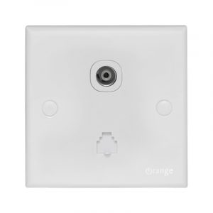 Orange - X5 Television + Telephone Socket