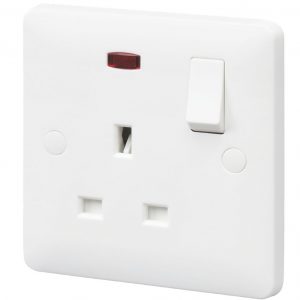 Orange - X7 13 A Neon Switch Socket Outlet