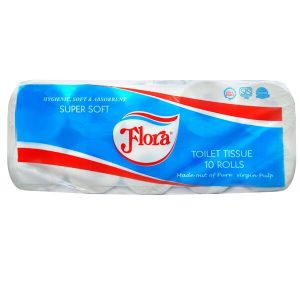 Flora - Toilet Rolls 2 Ply 10 Pack - 133 G