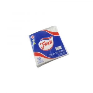 Flora - Paper Serviettes 1 Ply- 25S