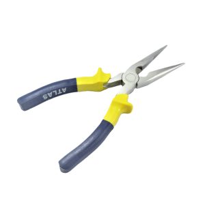 Atlas - Satin Finished Long Nose Pliers - 8 Inch
